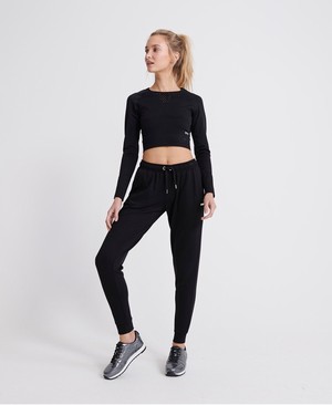 Superdry Studio Női Sportruházat Fekete | DEWML1734